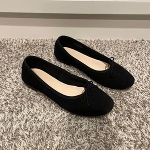 Loft Black Ballet Flats Size 8M